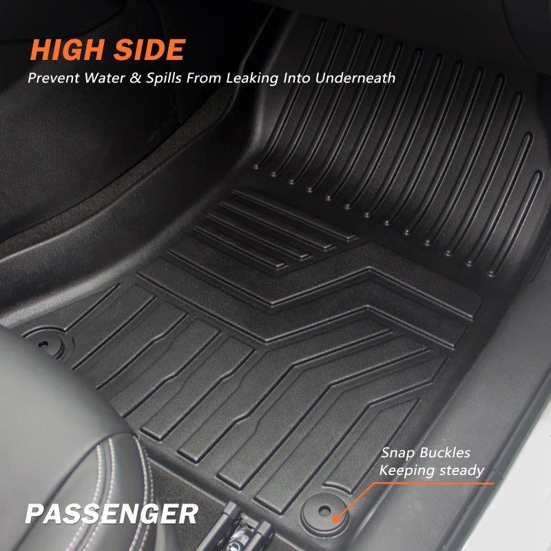KUST Custom Fit Floor Mats for 2019-2025 2026 Nissan Altima Accessories All Weather Floor Mat Carpet Liners Front Rear 2 Row Seat Black Liner TPE - Image 4